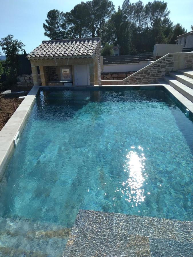 Studio Faillant Lorgues Spa Privatif Avec Superbe Piscine Exterior photo